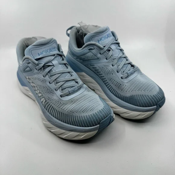 Hoka Women’s Bondi 7 Color Ice Water /White SZ 8 - Picture 1 of 9